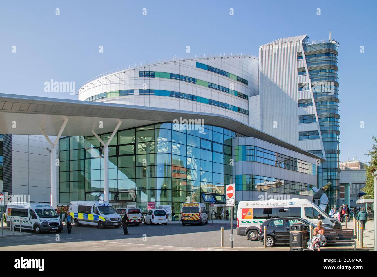 Queen Elizabeth Hospital, Birmingham, England, Großbritannien Stockfoto