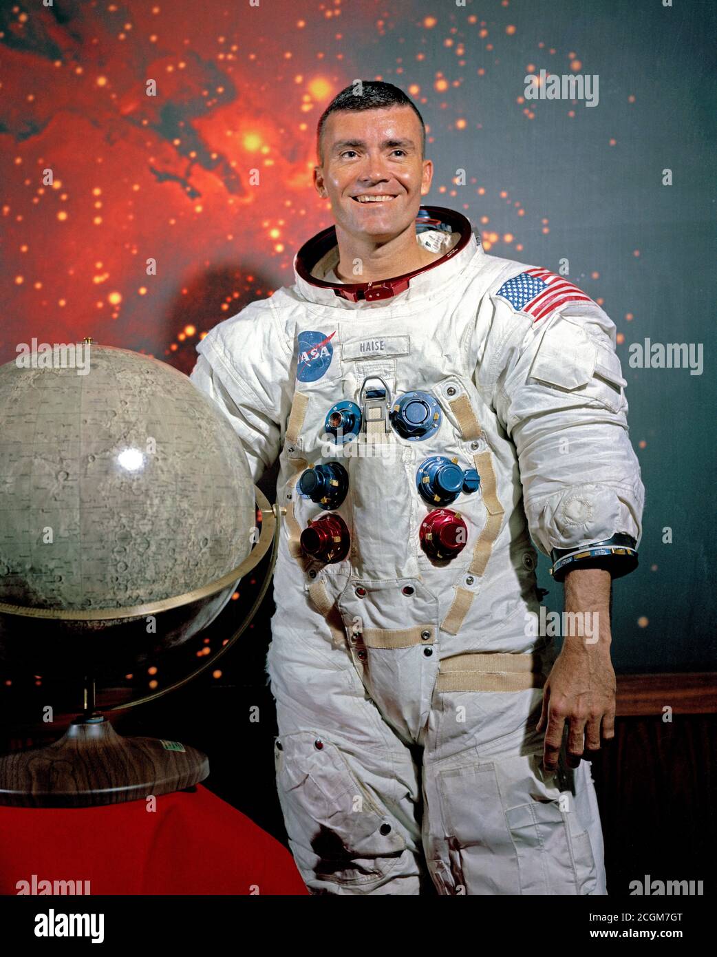 1969 Portrait - Astronaut Fred W. Haise, jr. Stockfoto