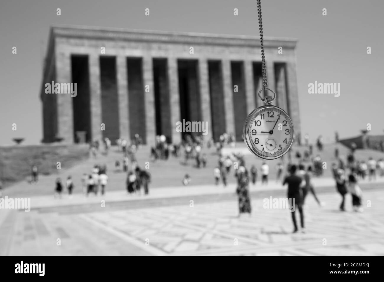 Ankara-Türkei 24 August 2019,Grab von Atatürk, Mausoleum von Atatürk Stockfoto