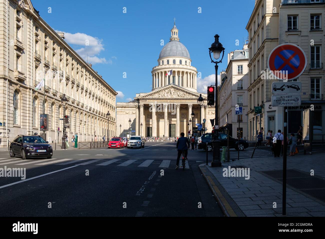 Das Pantheon, ein Wahrzeichen von Paris und die Begräbnisstätte vieler berühmter franzosen Stockfoto