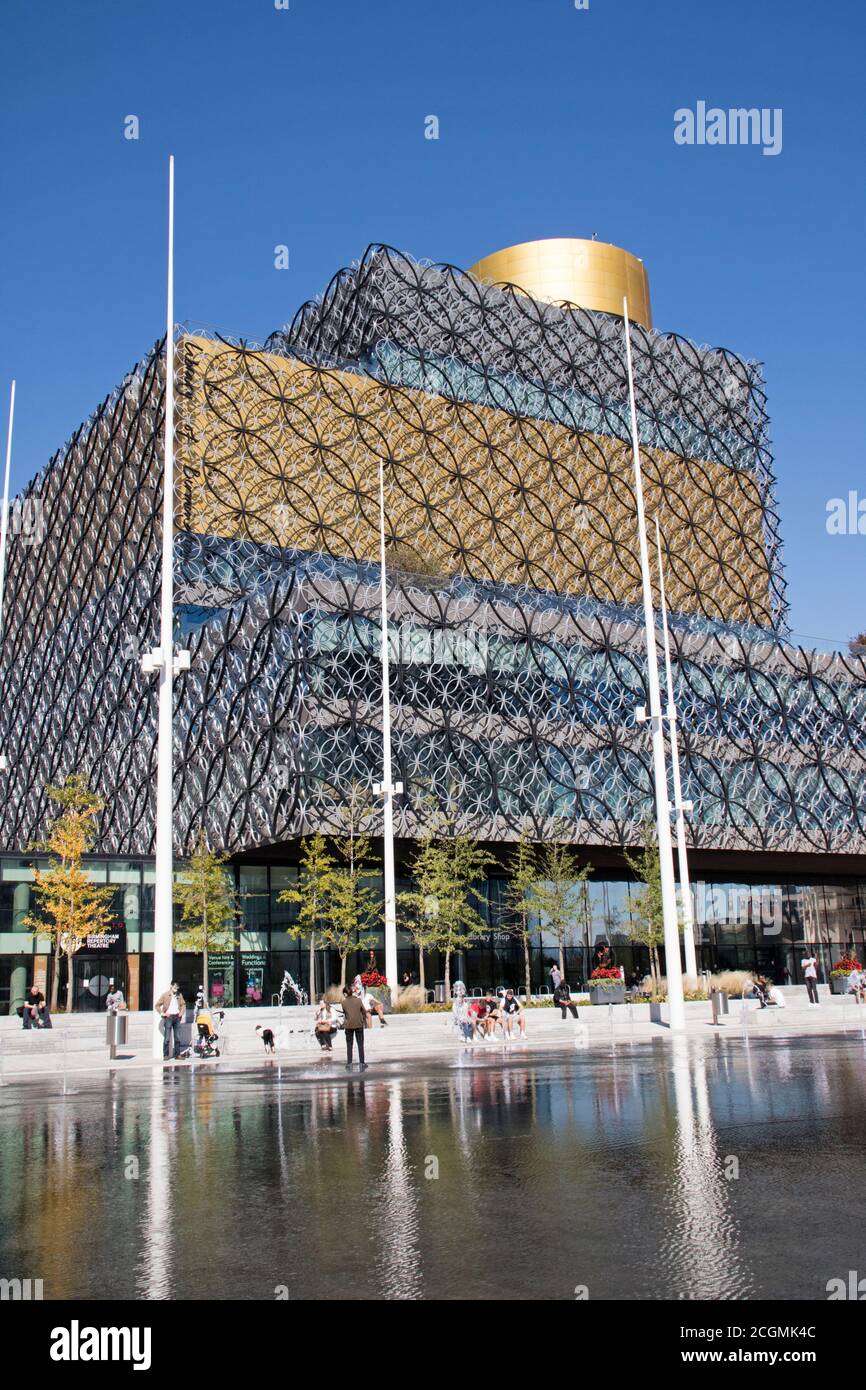 Bibliothek von Birmingham am Centenary Square, Birmingham, England, Großbritannien Stockfoto