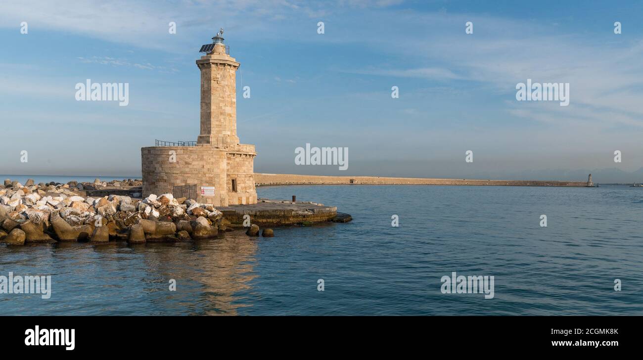 Hafen von Livorno, Toskana, Italien Stockfoto