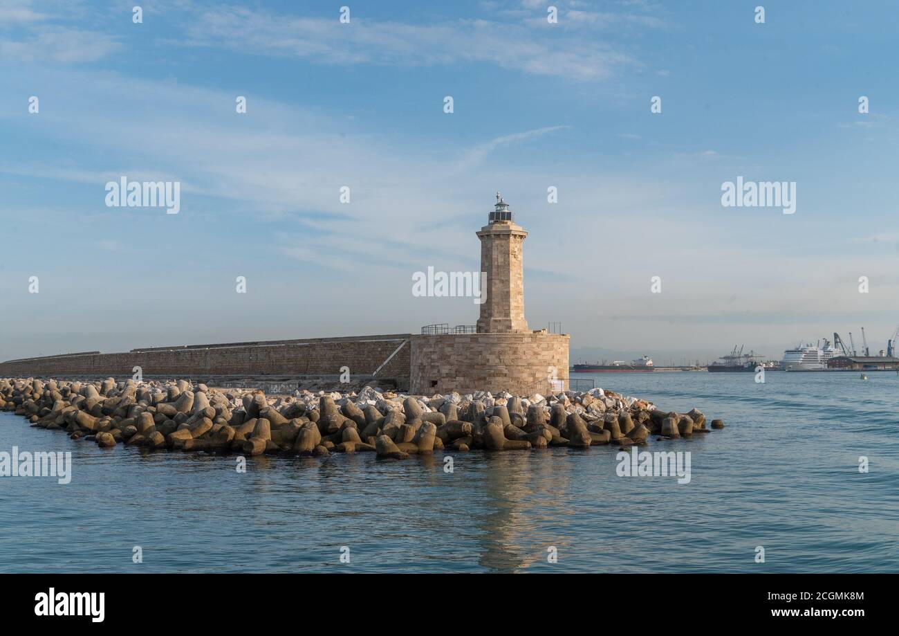 Hafen von Livorno, Toskana, Italien Stockfoto