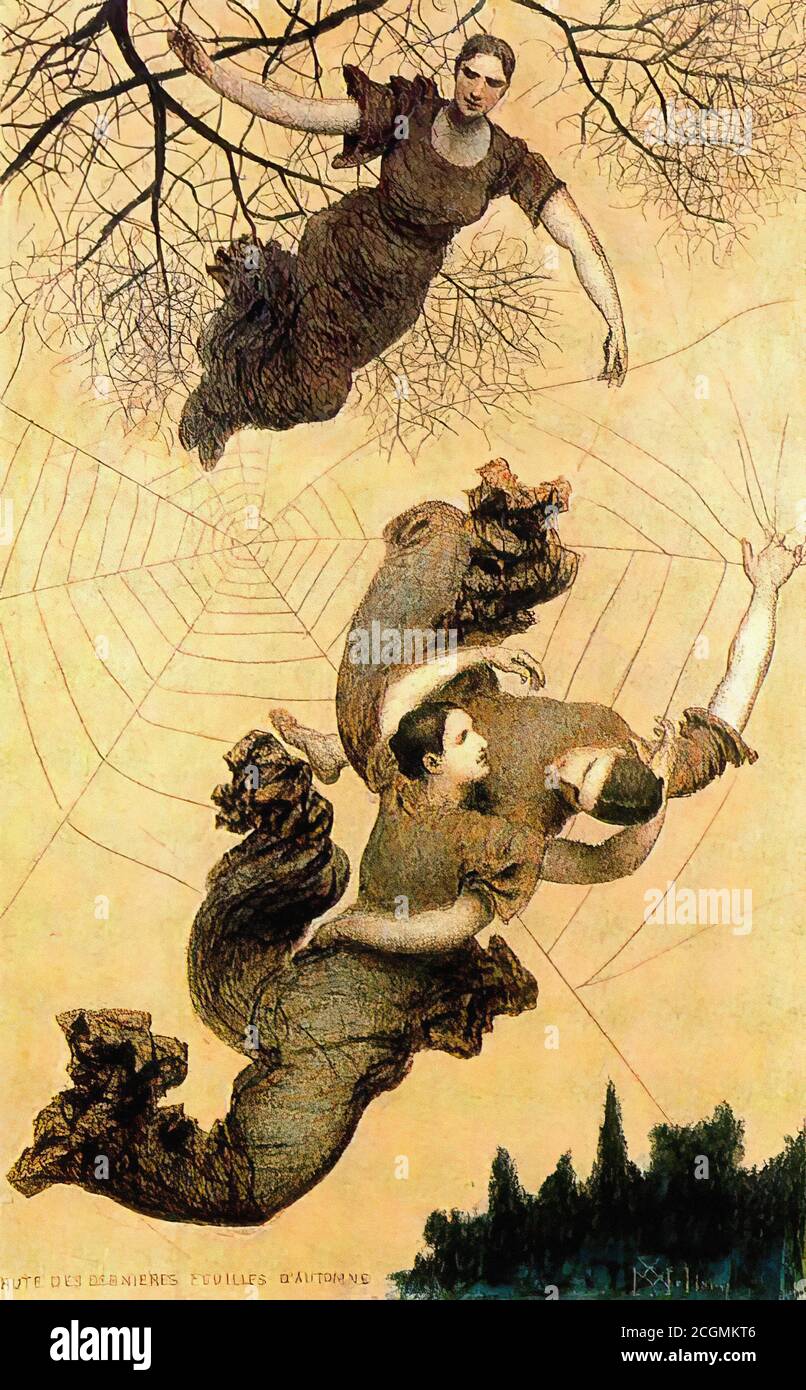 Mellery Xavier - Herbst - Belgische Schule - 19. Jahrhundert Stockfoto