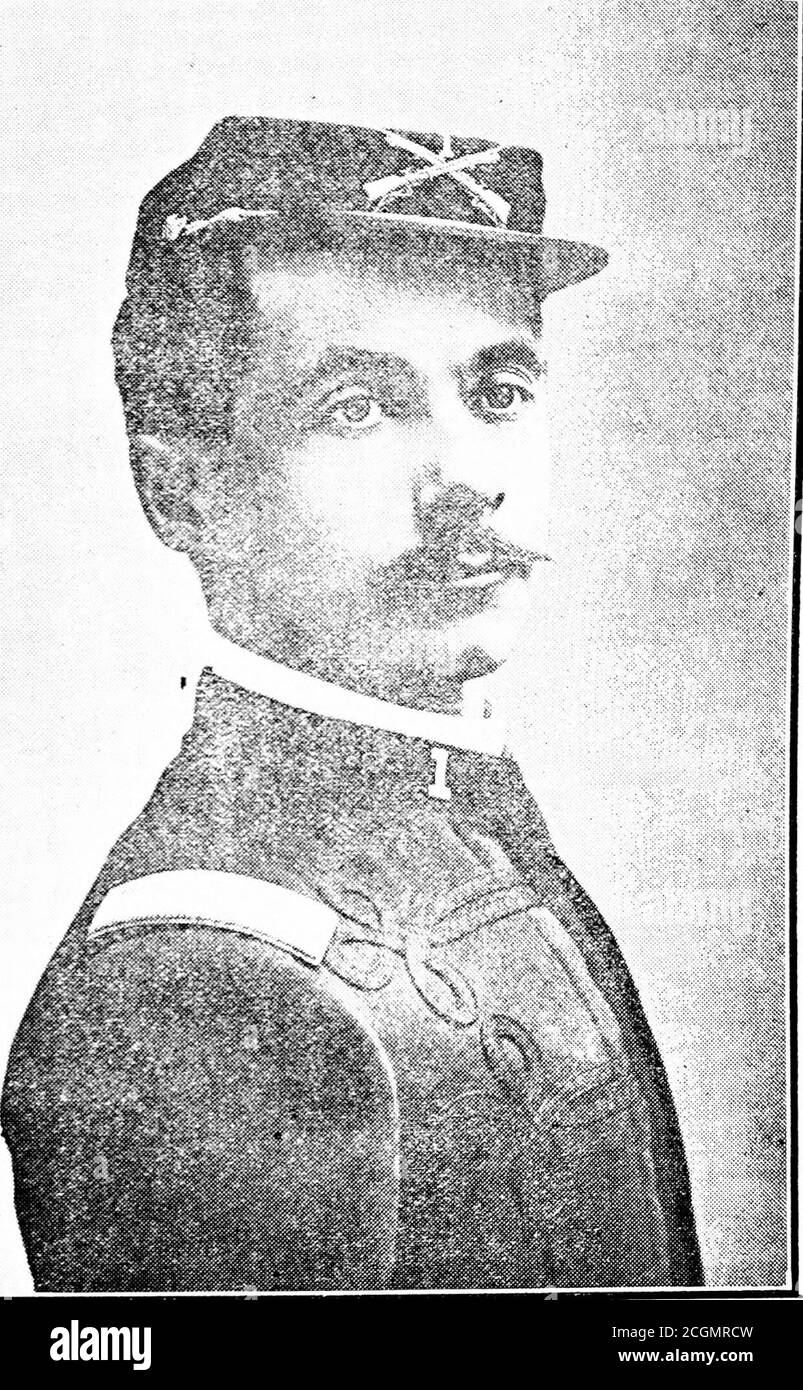 . Elwoods Geschichten von der alten Ringgold-Kavallerie, 1847-1865 [elektronische Ressource]: Die erste dreijährige Kavallerie des Bürgerkrieges : mit Einführung durch den Rev. H.H. Ryland . und gut; auch ihr Cousin der größte bekannte General, unsere illustre U. S. Grant, whooserved in beiden mexikanischen und Bürgerkriege. Robert Q. Grant, Sohn von Noah, Neffe von L. George Grant von der Ringgoldkavallerie, Neffe auch von den drei AYiekerham Brüdern dieser Organisation, diente acht Jahre in den Signal Corps der U. S. Army. Während seiner Verbindung mit dieser Dienstarmlehne, Generals WM. B. Hazen und A. AY Greeley, die Arktis e Stockfoto