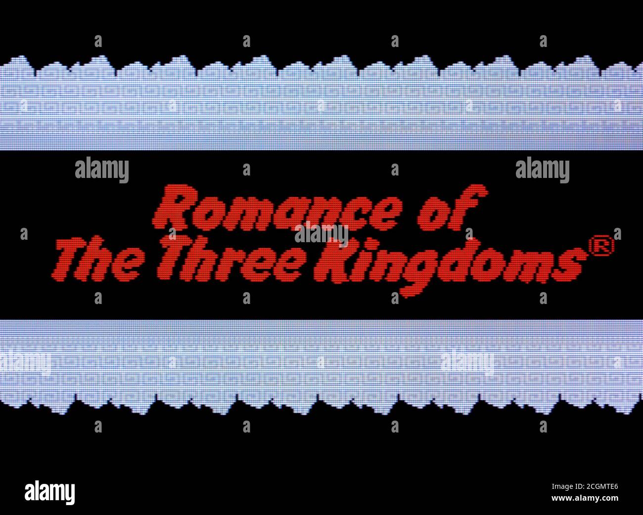 Romance of the Three Kingdoms - Nintendo Entertainment System - NES Videogame – nur für redaktionelle Zwecke Stockfoto