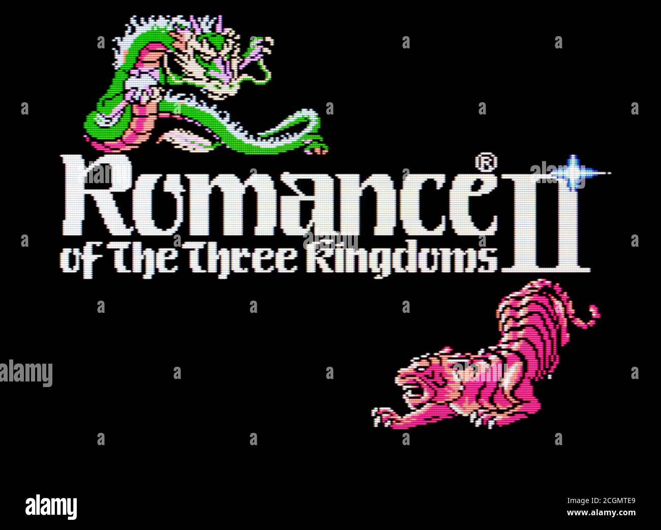 Romance of the Three Kingdoms II 2 - Nintendo Entertainment System - NES Videogame - nur zur redaktionellen Verwendung Stockfoto
