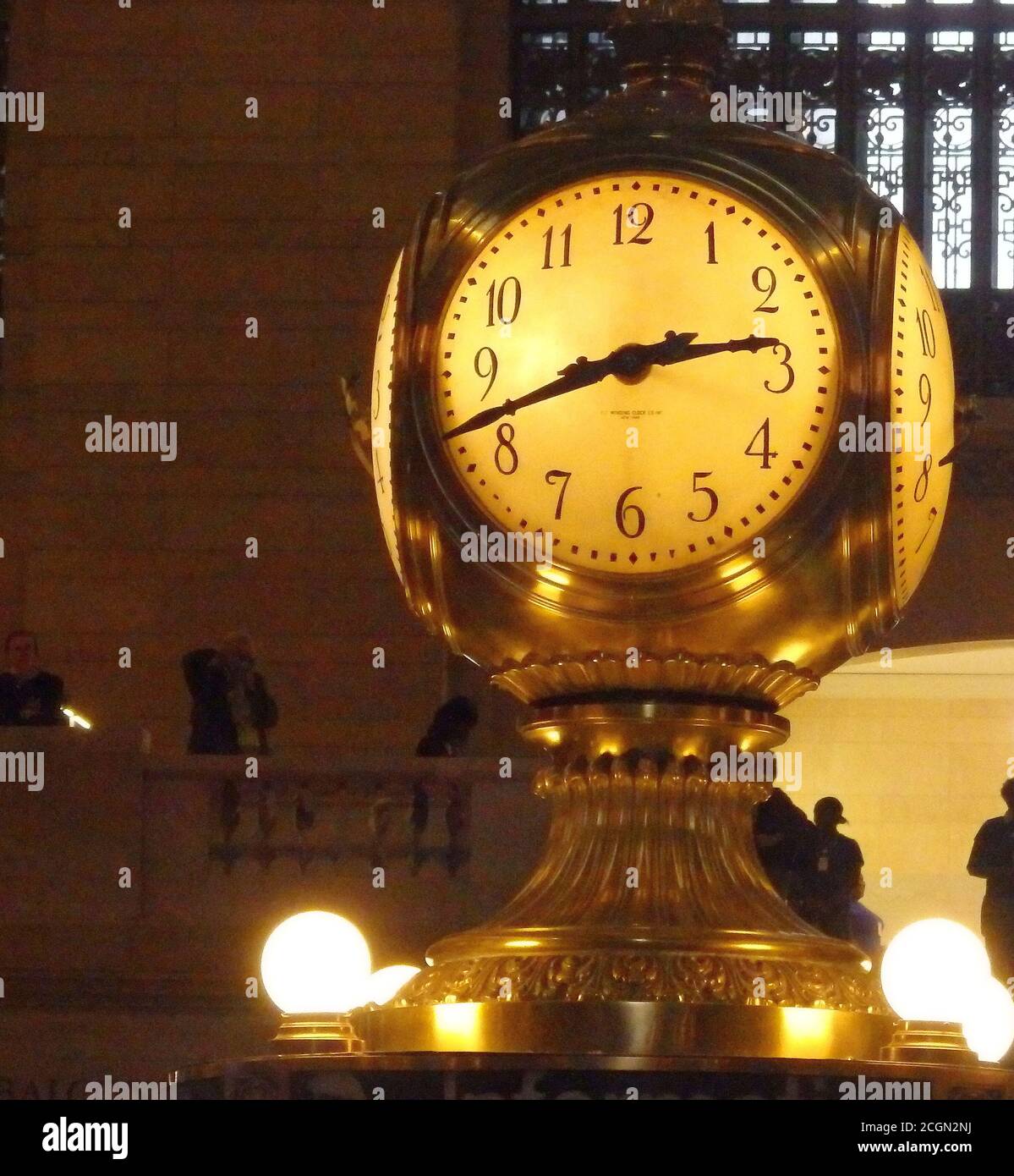 Grand Central Terminal Information Booth Clock, New York City, Usa Stockfoto