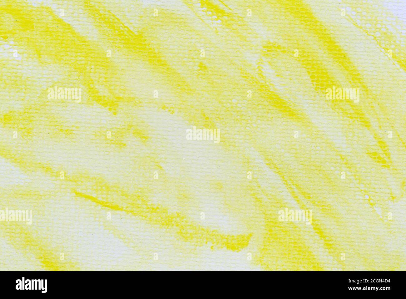 Gelbes Aquarell auf Kunstpapier Hintergrund für Design in Ihrer Arbeit Textur Konzept. Stockfoto