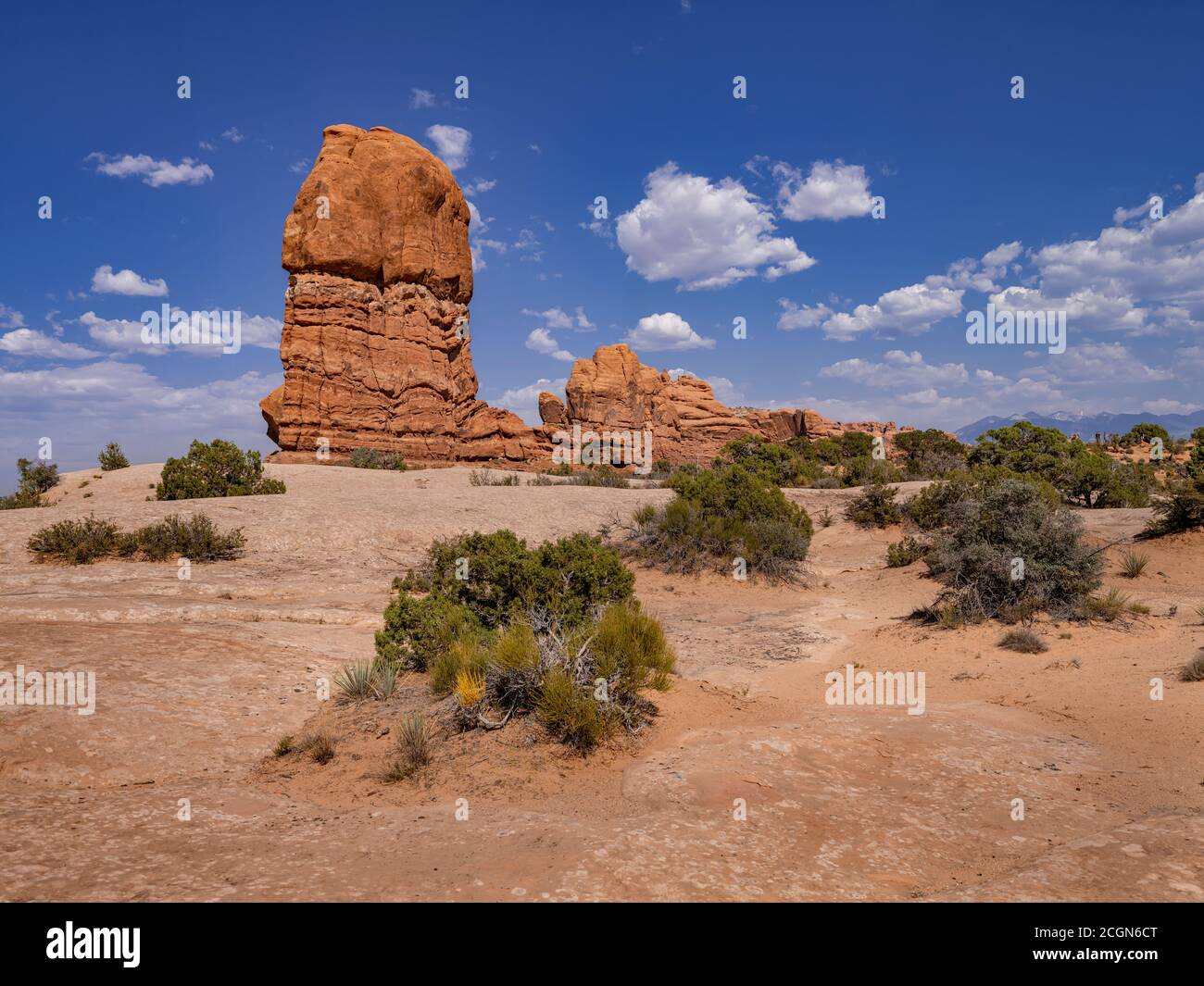 Scenic Drive, Arches National Park, Utah USA Stockfoto