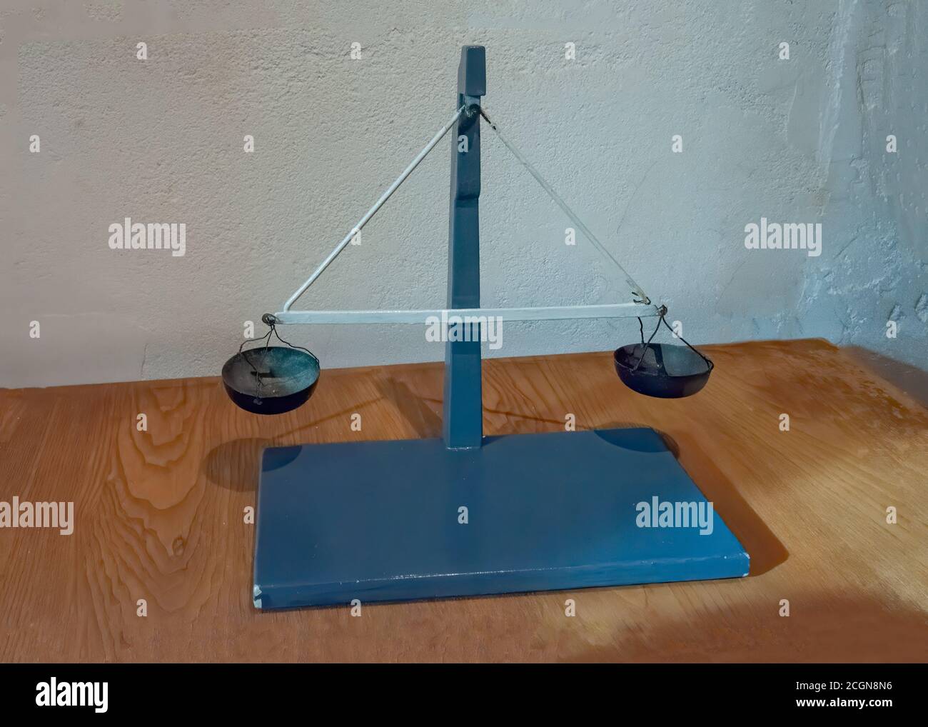 Amboise, Frankreich - 31. Oktober 2013: Leonardo da Vinci Unruh Erfindung im Modellraum des Chateau du Clos Luce, Amboise, Frankreich. Stockfoto
