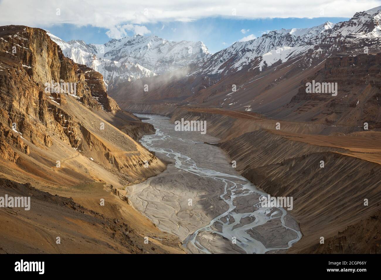 Spiti Valley in Himachal Pradesh, Indien Stockfoto