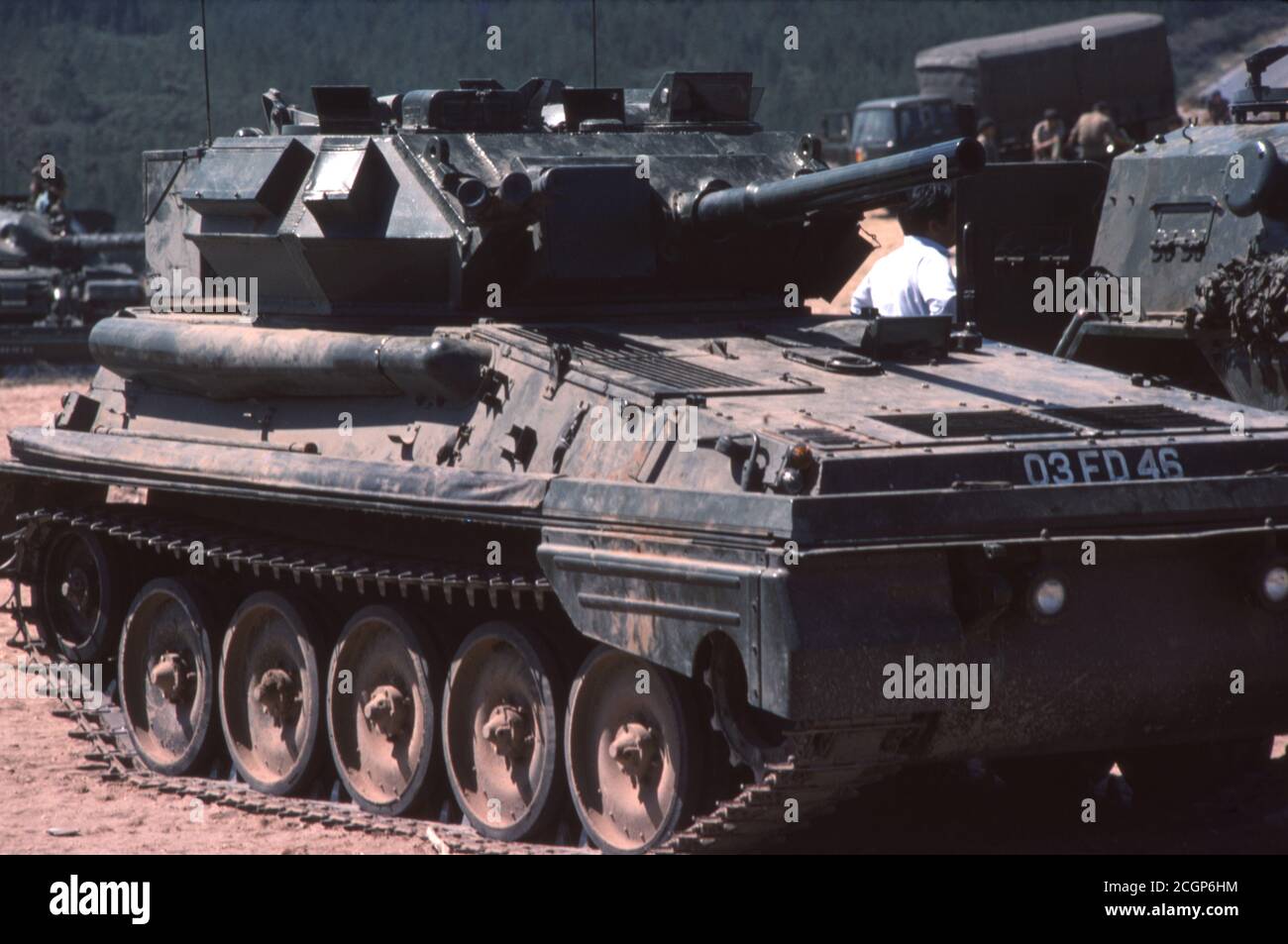 BRITISCHE ARMEE Aufklärungspanzer Scorpion / Panzeraufklärungsfahrzeug ARV FV 101 Skorpion Stockfoto