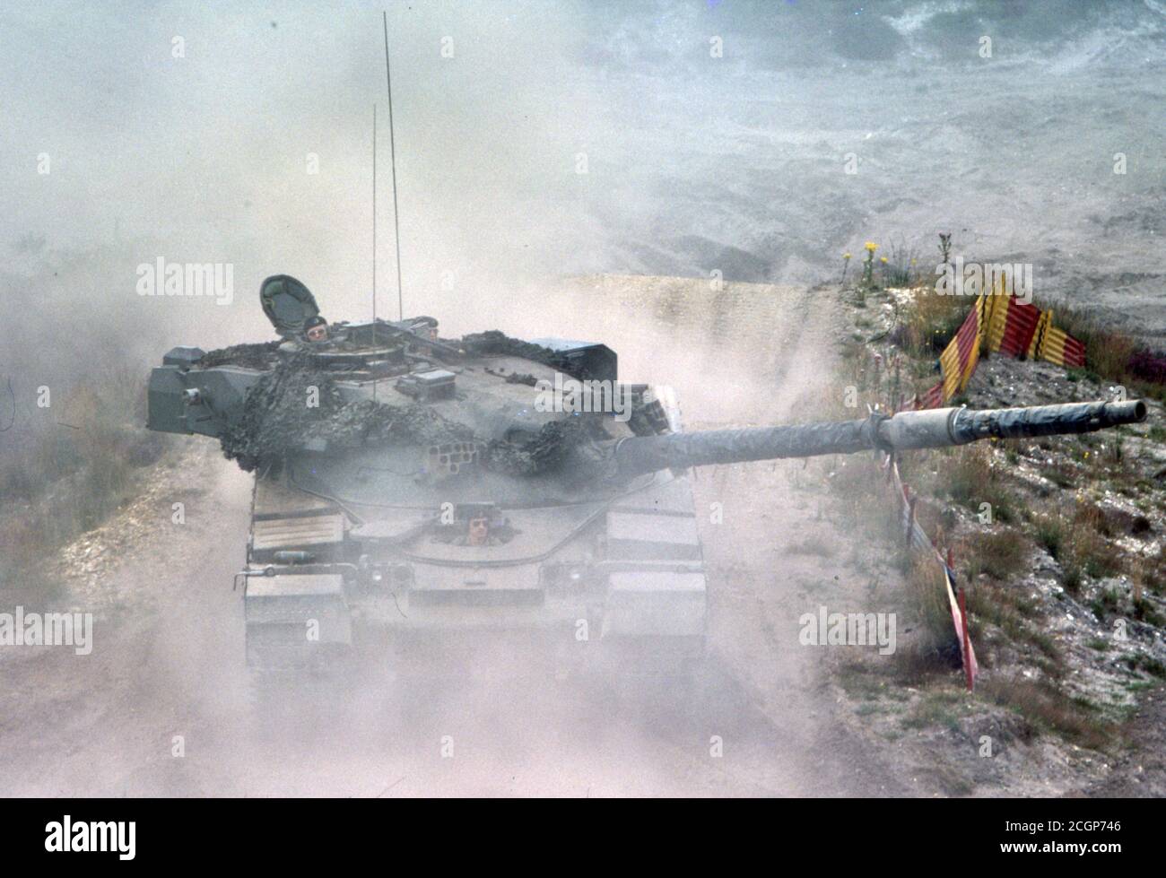 BRITISCHE ARMEE Kampfpanzer Chieftain / Main Battle Tank Chieftain Stockfoto