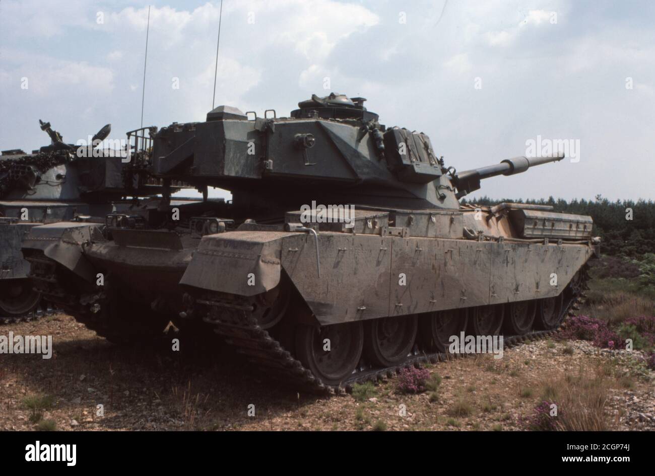 BRITISCHE ARMEE Kampfpanzer Chieftain / Main Battle Tank Chieftain Stockfoto