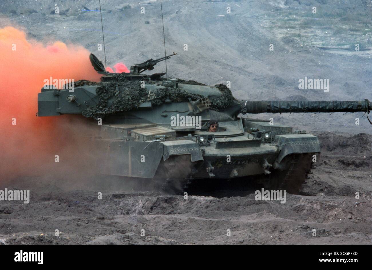 BRITISCHE ARMEE Kampfpanzer Chieftain / Main Battle Tank Chieftain Stockfoto