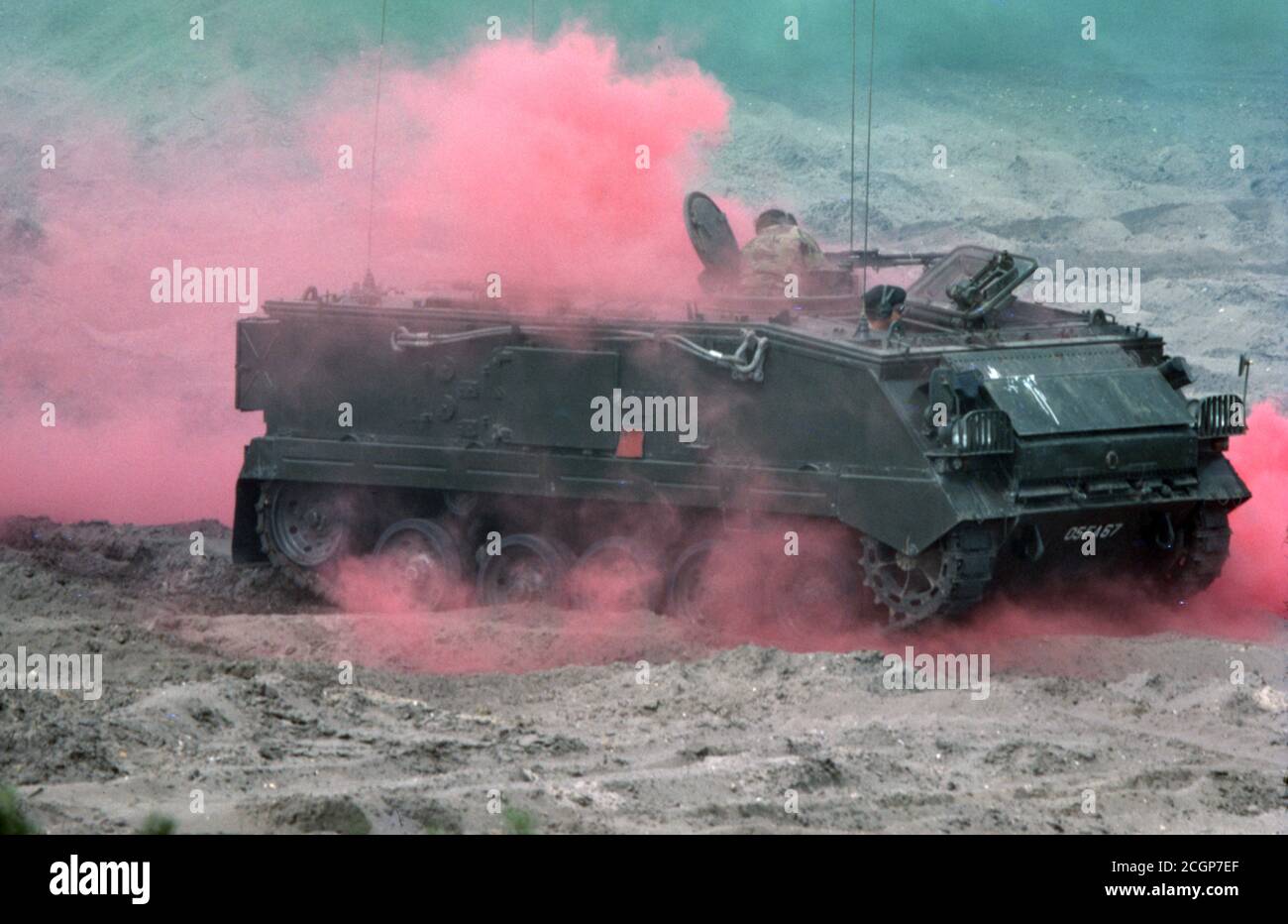 BRITISCHE ARMEE Truppentransportpanzer Bulldog / Panzerpersonal Carrier APC FV432 Bulldog Stockfoto