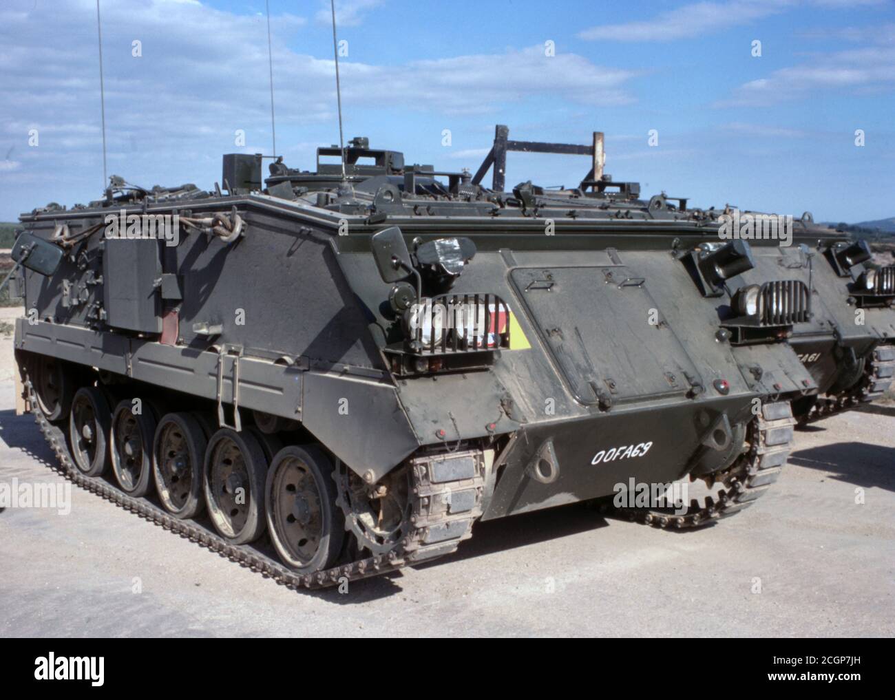 BRITISCHE ARMEE Truppentransportpanzer Bulldog / Panzerpersonal Carrier APC FV432 Bulldog Stockfoto