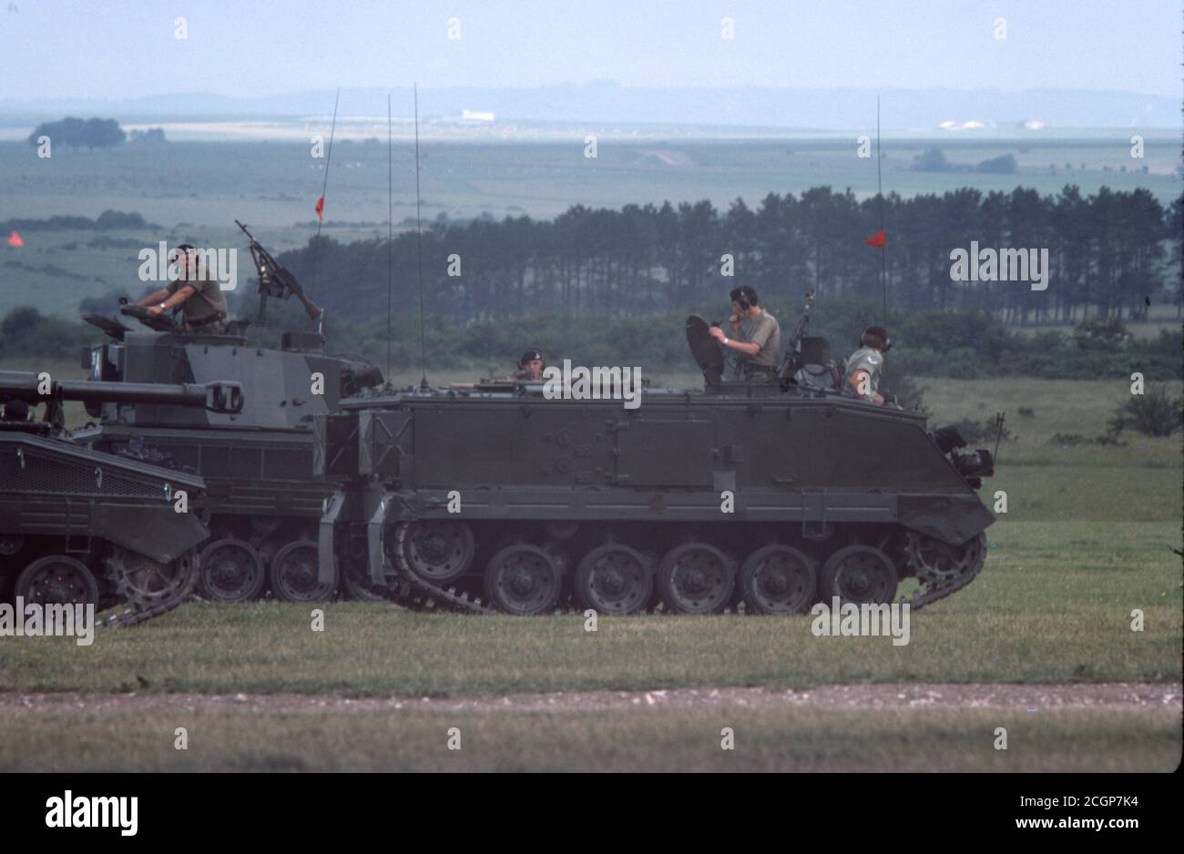 BRITISCHE ARMEE Truppentransportpanzer Bulldog / Panzerpersonal Carrier APC FV432 Bulldog Stockfoto