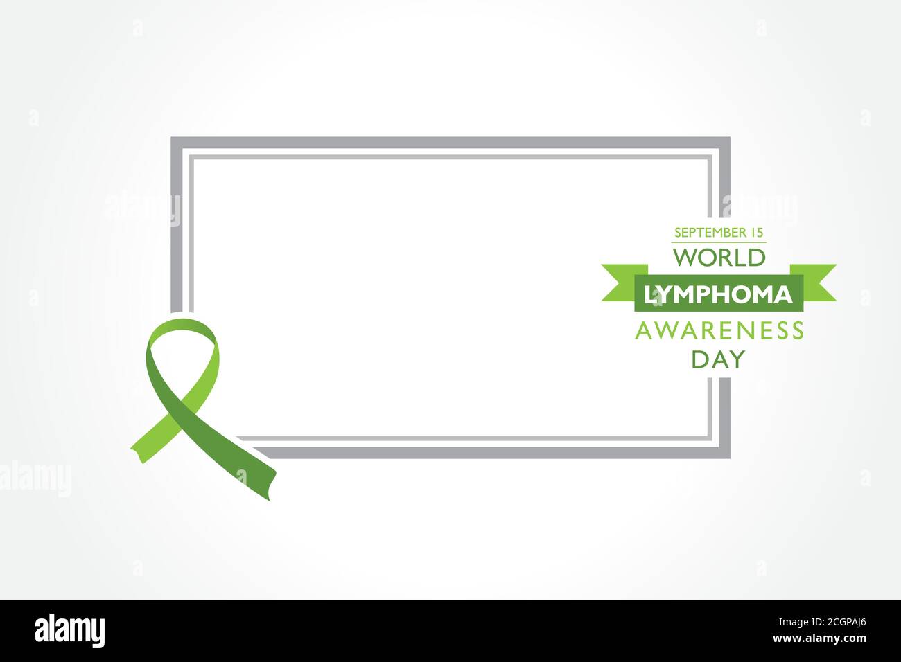 Vektor-Illustration des Welt-Lymphom-Awareness-Day am September beobachtet 15 Stock Vektor