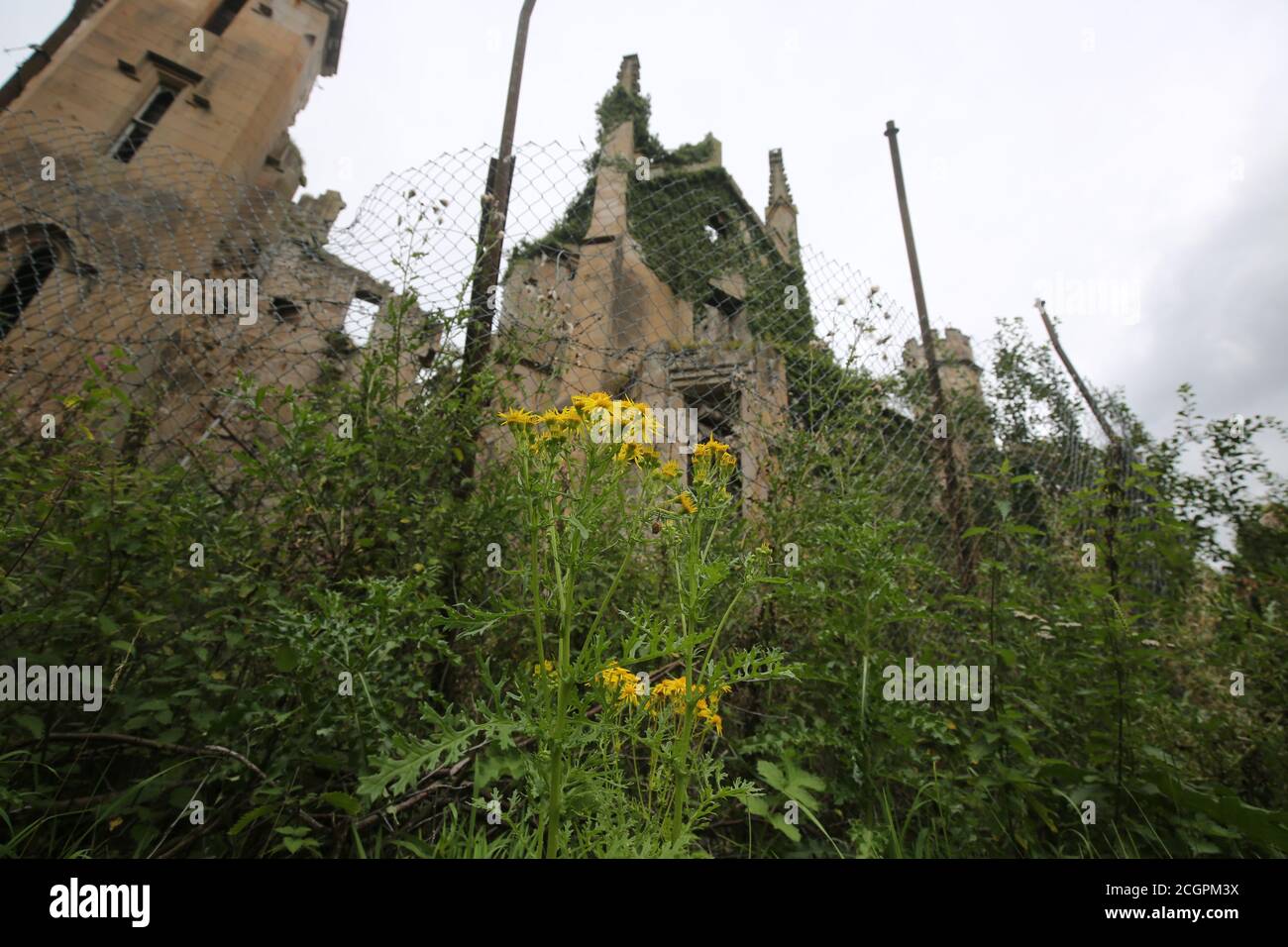 Cambusnethan House, Wishaw, North Lanarkshire, Scotland, UK 10 sept 2020 oder Cambusnethan Priorat wurde von James Gillespie Graham entworfen und I abgeschlossen Stockfoto