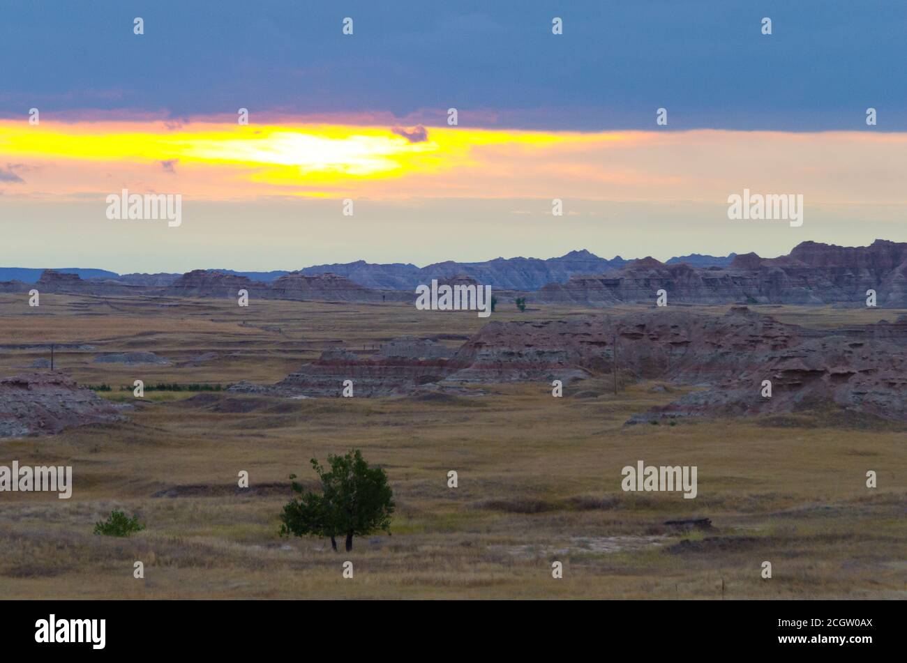 Badlands Nationalpark, South Dakota, USA Stockfoto