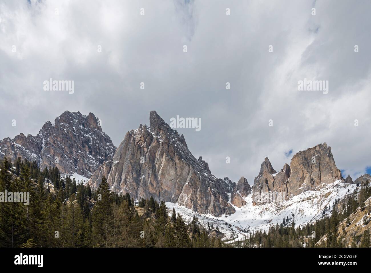 Monte Cristallo, Dolomiten, Italien Stockfoto