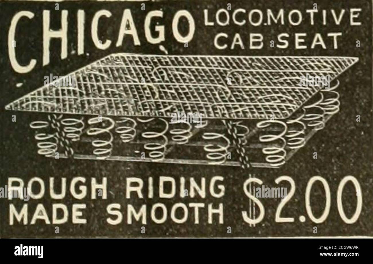. Eisenbahn- und Lokomotivbau: Eine praktische Zeitschrift für Triebkraft und Schienenfahrzeuge. Wird von der Leading Railroads verwendet. R. Mushets;^ STAHL SPEZIELLE TITANIC Diese Waren sind die Standard of Excellence Sole Representatives in den Vereinigten Staaten* Kanada und Hexico. B. M. JONES & CO. No. 159 Devonshire St., BOSTON.No 143 Liberty St., NEW YORK. LAGER A T OST IIOSTOK. Setzen Sie diesen Sitz einfach auf die Box und legen Sie Ihr Polsterpolster darauf. Jede Größe oder Form. Senden Sie Bargeld, Staat Größe, geben Sie Ihr Gewicht. Haggard & Marcuson Co., 417 South Canal St., Chicago, 111. New York Central Railroad, für die pur-po Stockfoto