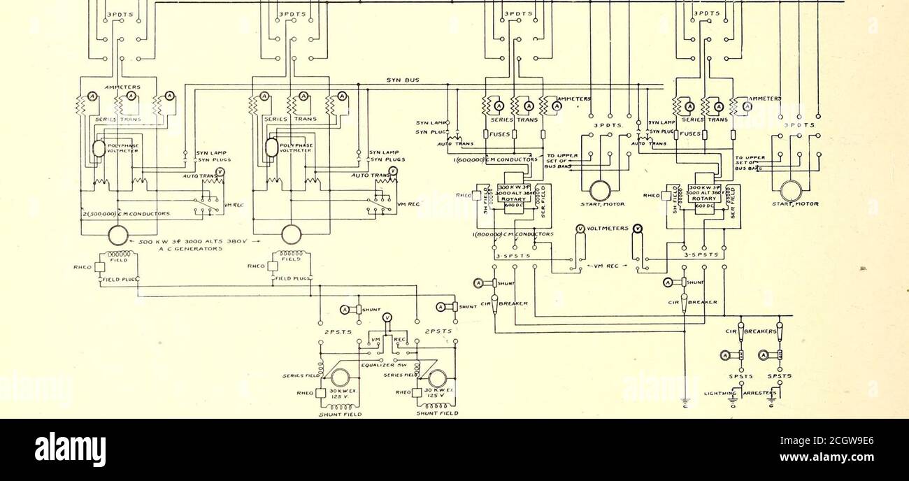 . Die Straßenbahn Zeitschrift . SCHALTPLAN DER SCHALTTAFELVERBINDUNGEN