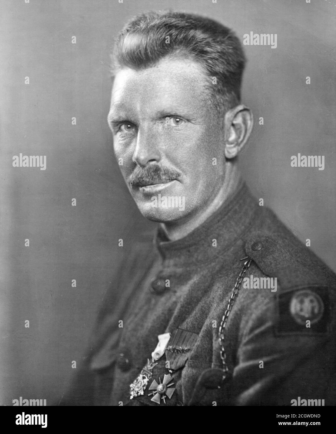 Alvin Cullum York (1887 – 1964), Sergeant York, war einer der am meisten dekorierten Soldaten der United States Army im Ersten Weltkrieg Stockfoto