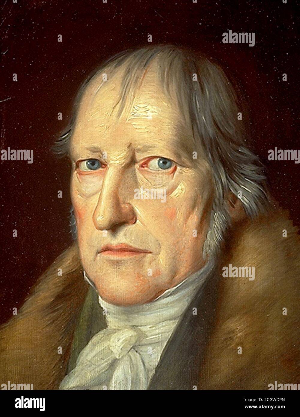 Georg Wilhelm Friedrich Hegel (1770 – 1831) Deutscher Philosoph und eine wichtige Figur im deutschen Idealismus Stockfoto