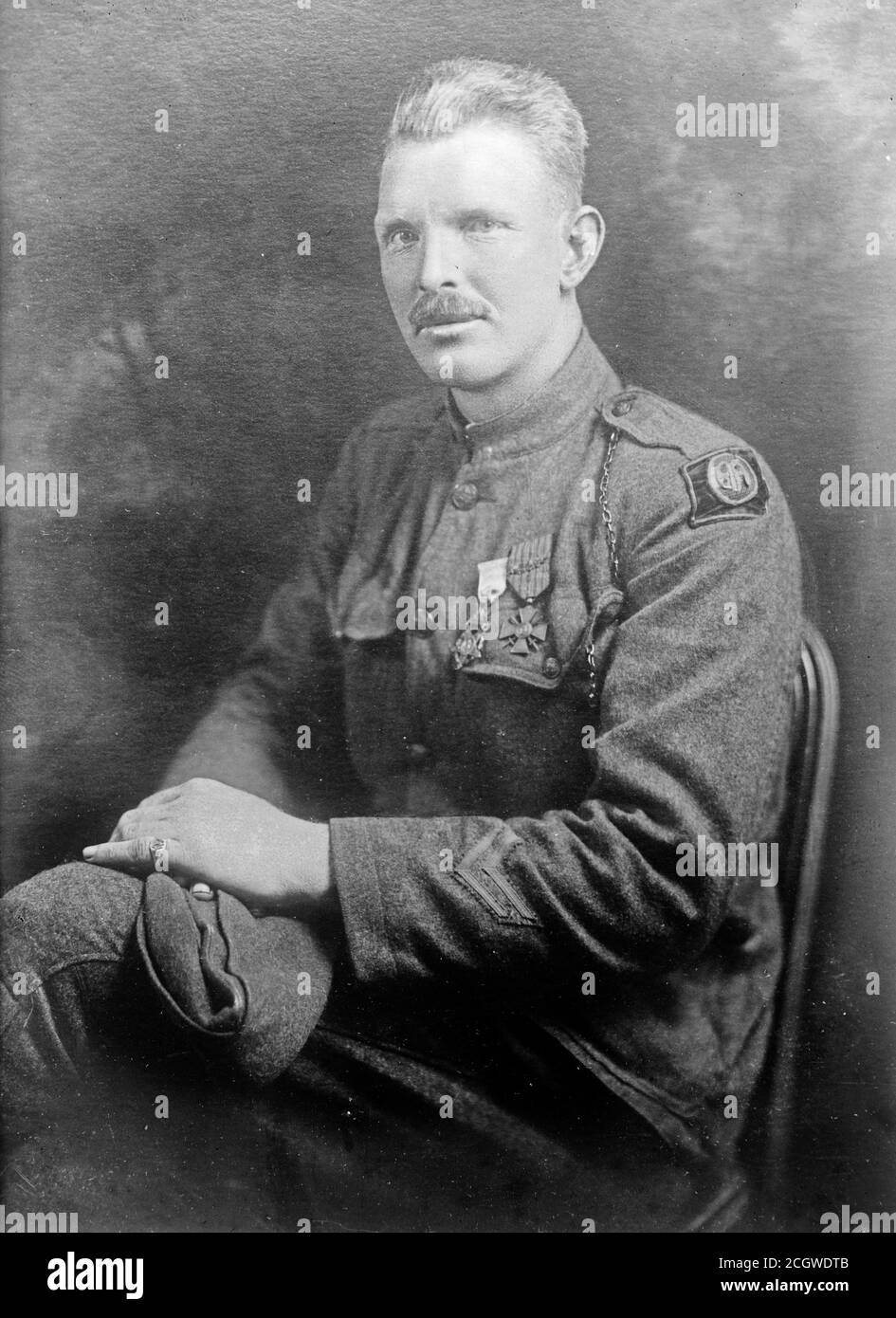 Alvin Cullum York (1887 – 1964), Sergeant York, war einer der am meisten dekorierten Soldaten der United States Army im Ersten Weltkrieg Stockfoto