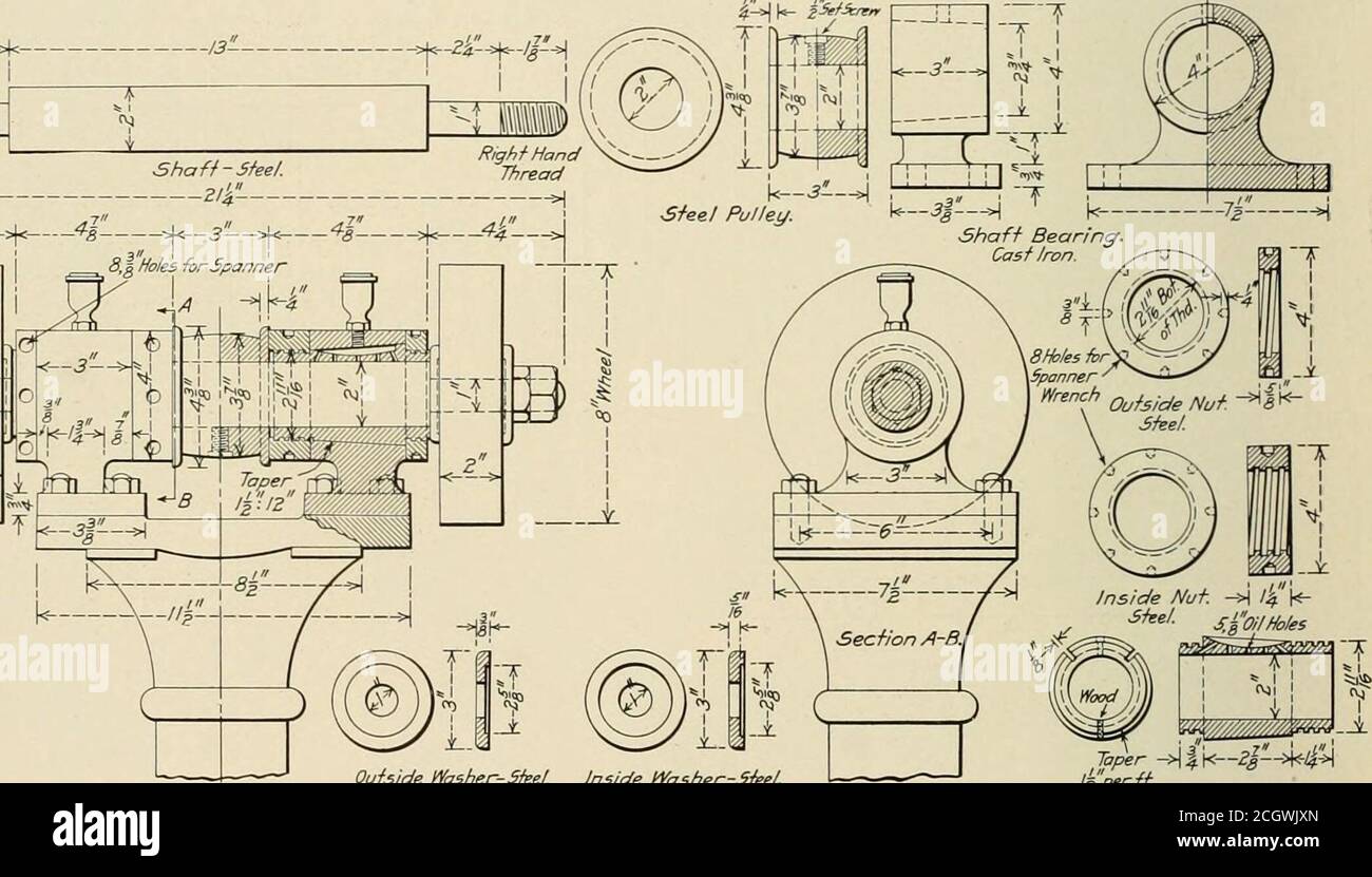 . eisenbahnzeitgazette . Clip zum Halten von Dichtungen in Position Zylinder, die in einer horizontalen Position platziert werden und die Kabinenhalterung Platten zu verdecken, mit nur 5 oder 6 Zoll Arbeitsraum le0»und Gewinde V- (-^ ■ Absatz. Unterlegscheibe - Sfeef. In Washei – Sleel. Anordnung und Details zum Shop Emery Radstand Taper -&gt; II2per II:Bronze soll Lager Buchse. Entfernen Sie es und ersetzen Sie es mit einem dünneren Streifen. Diese Art von Stand ist seit einiger Zeit in mehreren Geschäften im Einsatz und hat sich als viel erfolgreicher als viele hochpreisige Maschinen erwiesen. Tunnel unter der Donau. – EIN Tunnel unter Stockfoto