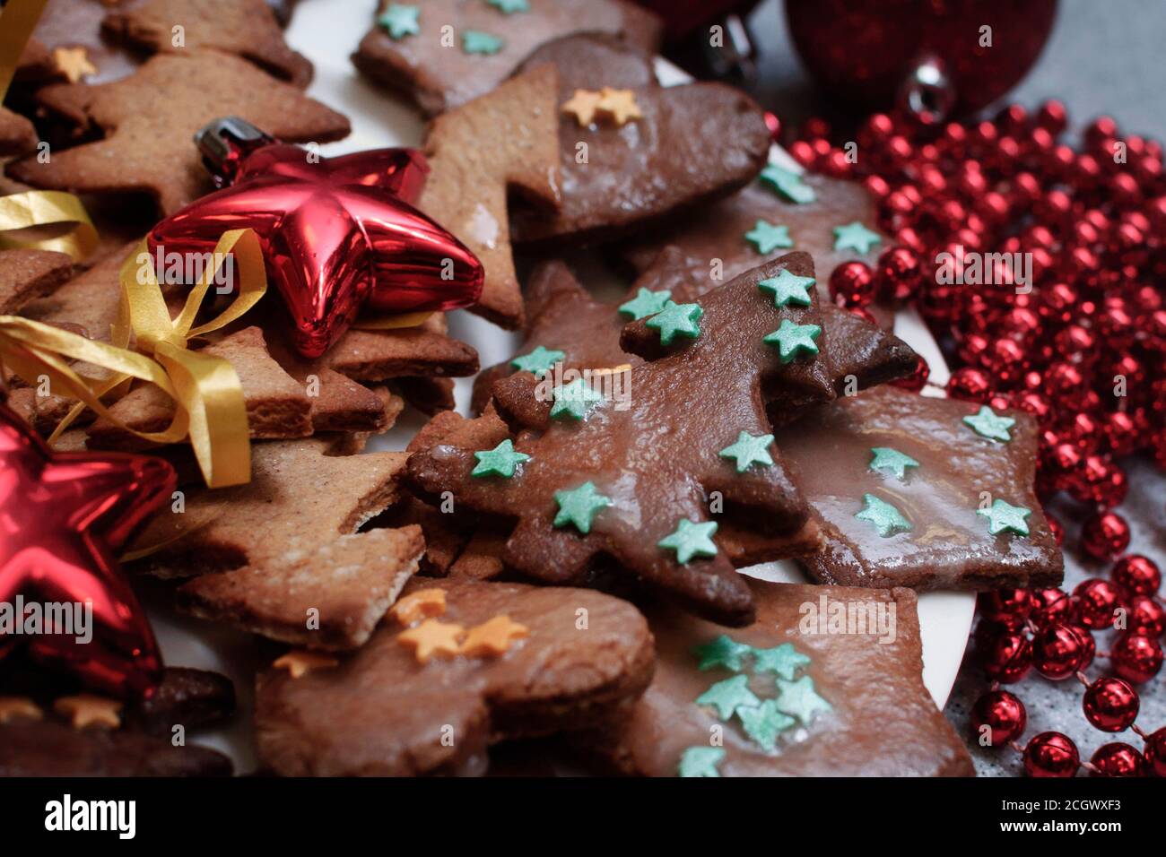 Hausgemachte Lebkuchen Stockfoto