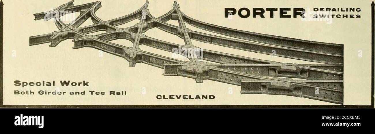 . Elektrische Eisenbahn Überprüfung . SPRINKLER, AUTOS, LKW UND BAHNTECHNIK die Cleveland Frog & Crossing Co. April IST, 190ER. ELECTRIC RAILWAY BEWERTUNG ZUM VERKAUF. FÜR QOICK-LIEFERUNG 6 55-FT. Passagiere, Gepäckstücke und Raucherwagen Hauptfach 26 0 Rauchen 10 6 Gepäck 10 0 Sitzplätze, 54 8 60 Fuß PKW-Karosserien für Passagiere, Gepäckstücke und Raucher Hauptfach 28 6 Rauchen 11 0 Gepäck 8 0 Sitzkapazität, 58 5 52-ft. Personenkraftwagen und rauchende Karosserien - EndB,e Sitzkapazität, 60 3 52 Fuß Passagier- und Gepäckaufbauten – L^1 Sitzplatzkapazität, 56 2 50 Fuß Express Car Bodies Schreiben Sie oder senden Sie uns für Stockfoto