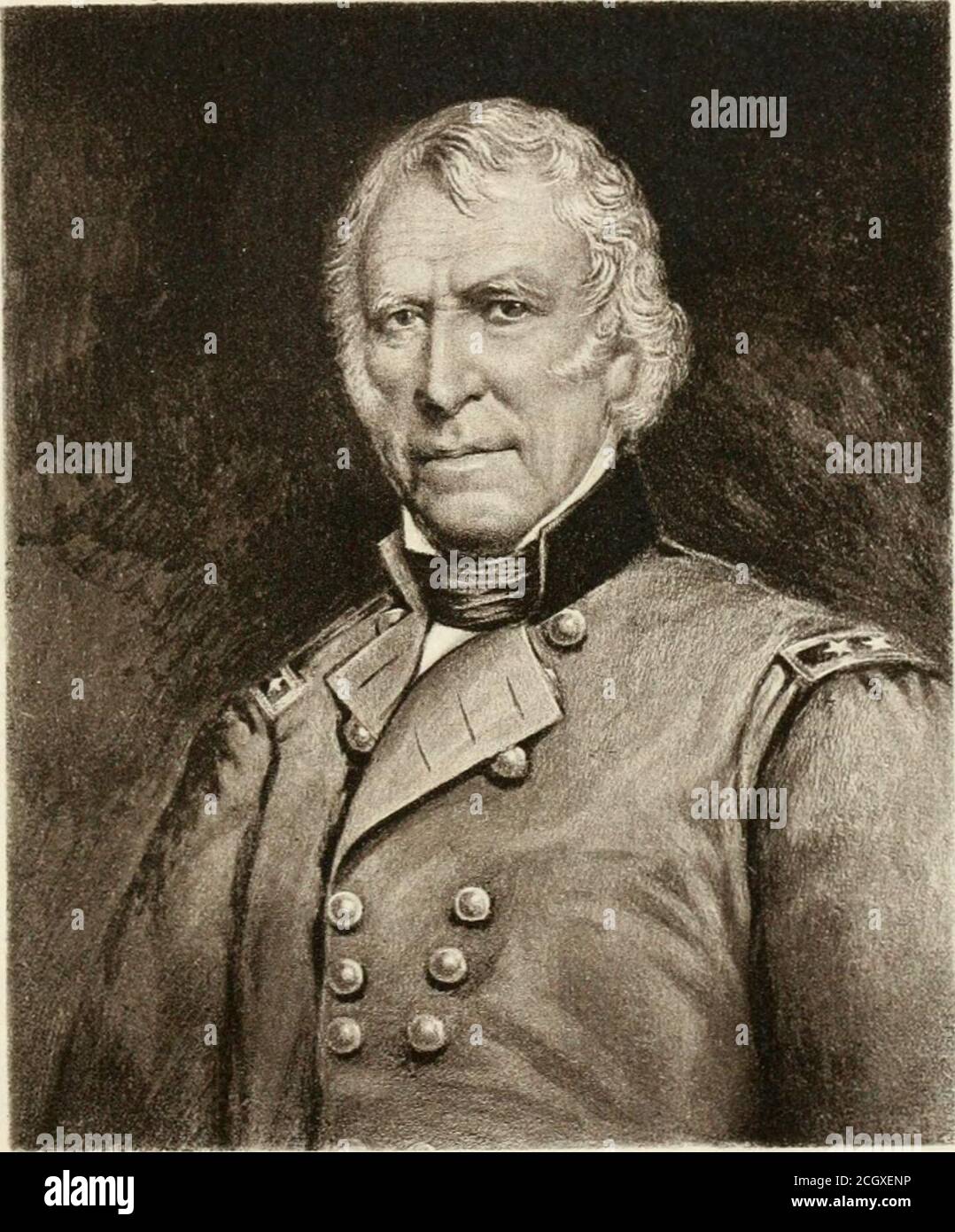 . Eine Geschichte von Louisiana . 1846] ZACHARY TAYLOR 245 Schraubstock. Zachary Taylor, geboren 1784 in Virginia, lebte seit 1840 in Louisiana. Am 26. April 1846 rief General Taylor fünftausend Freiwillige aus Louisiana und Texas auf, und am 5. Mai fand in New Orleans ein großes Treffen statt. Der Präsident war Oberst William Christy, 1 und die Vizepräsidenten waren Major Mountford, Peter K. Wagner, Alcee La Branche, S. J. Peters, S. W. Downs und Wil-liam C. C. Claiborne. Patriotische Resolutionen wurden angenommen, und Reden wurden von Theodore G. Hunt, RandellHunt, und andere. Eine Rolle wurde sofort geöffnet Stockfoto