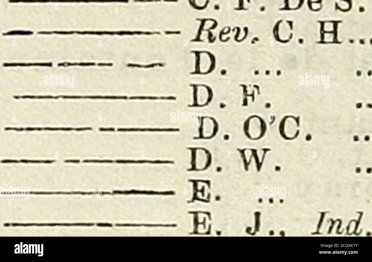 . Liste der Streitkräfte . Murdoch, A. J. A. M. t H.C. H. J. J J., Temp. rp. J. A. W. C. W. A. E. MURDOCK, J MURE, W MURGATROYD, F-ISIURISON.C. A. P. ... C. C. T. D. Murland, H. F. W. s. Murley, W. A.Murphy, A – Miss A. A. • A. D., A.S. Corps 1734a .. 942 ..18ld ... 2137..1726a...17395.. 2051. 2086. 2061..2098 a...•.138a.. 1569..2C96a,. 1314. 338. 765a... 598. 12241474oa .. 381 .. 20511747 - A. G. - A. J. - C. E. – 0. S. – C. F. des.■Rev C.H... Mittel Abt. E. J., LRS 2154... 1739... 226a...21.38a... 574a ... 2078... 1356... 797... 2106...1445a...1695aSub 1758... 1449... 1613. 1997... 2154... Stockfoto