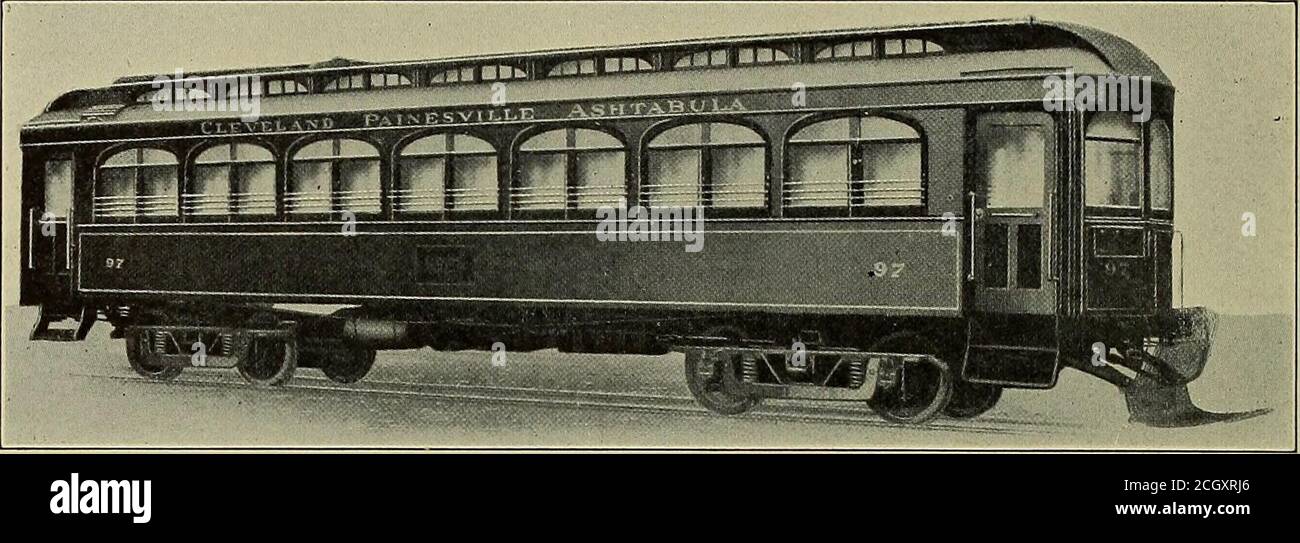 . Stahlschienen; ihre Geschichte, Eigenschaften, Festigkeit und Herstellung, mit Hinweisen auf die Grundsätze der Schienenfahrzeuge und Gleisgestaltung . 51 Fuß Doppel-Ende Special Parlor Car mit Raucherzimmer.Sitzplatzkapazität, Stühle 26. Gewicht der Karosserie, ca. 29,000 lbs. Sitzkapazität, Sitze 52. Gewicht der Lkw, 20,322 lbs. Radstand der Lkw, 66. Gewicht komplett, ca. 39 Tonnen. Abb. 51. - Elektrische Eisenbahnfahrzeuge (Niles Car und Mfg. Co.). STAHLSCHIENEN. 51 Fuß Single-End, zwei-Fach, schnell Interurban Car.Sitzkapazität, 52. Gewicht der Karosserie, ca. 26,500 11 Radstand von LKWs, 66. Gewicht der LKW, Stockfoto