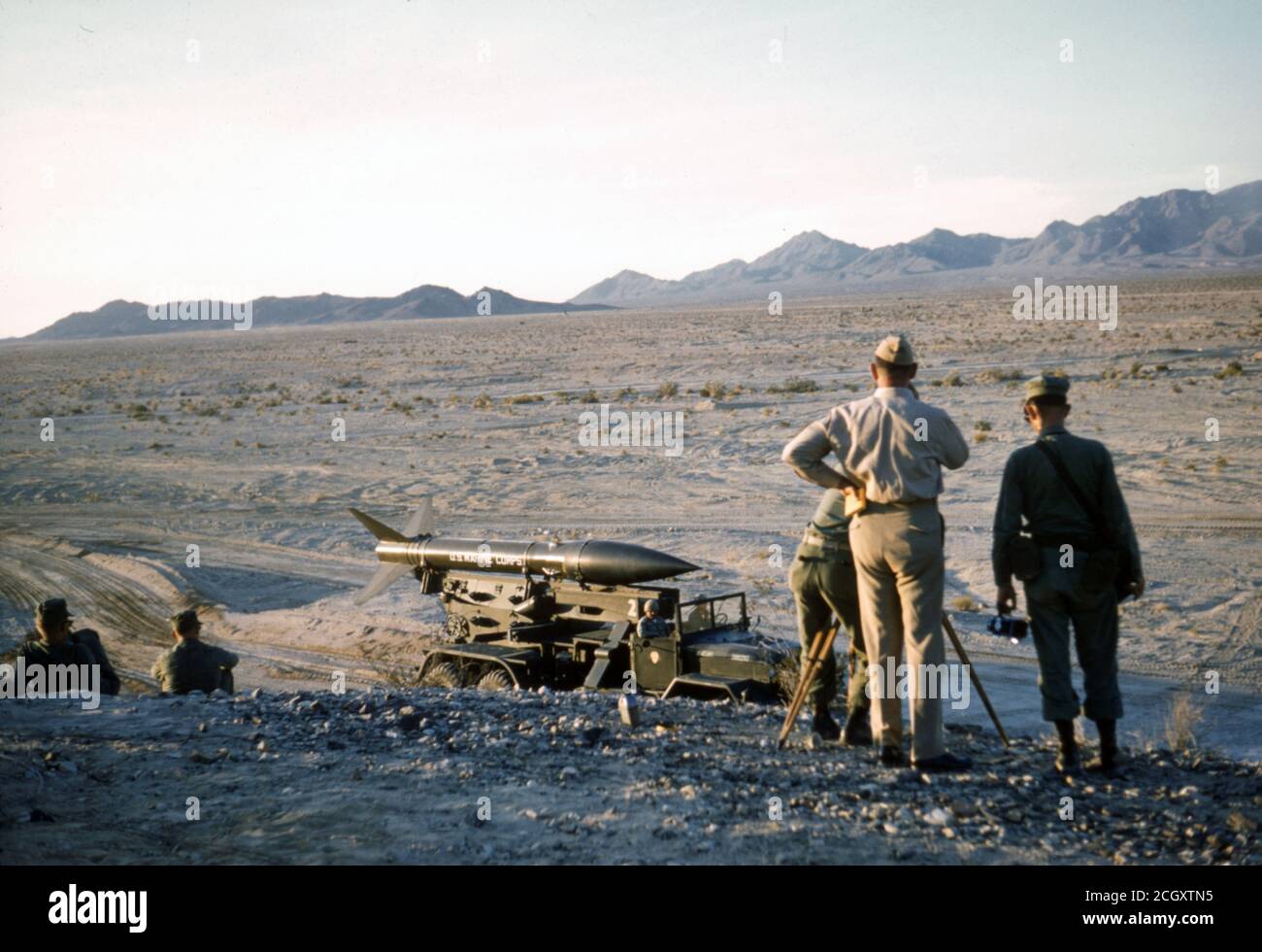 USMC United States Marine Corps Kurzstreckenrakete / Oberfläche zu Oberfläche Rakete MGR-1 ehrlich John Stockfoto
