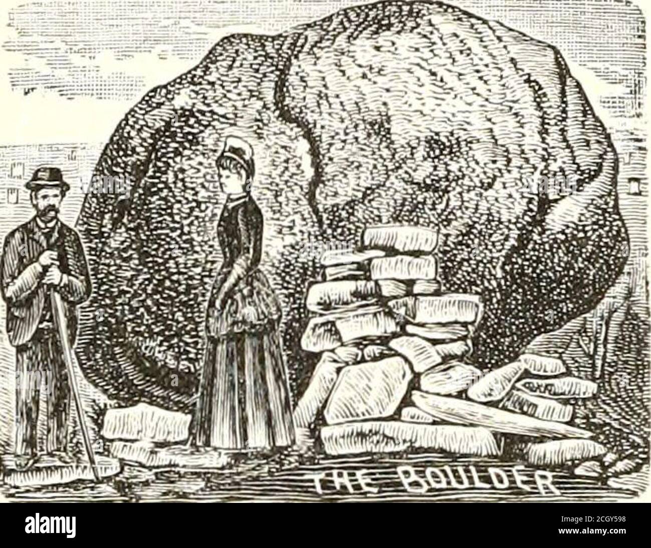 . Fitchburg, Massachusetts, Vergangenheit und Gegenwart. An der Kreuzung der Fitchburg, Cheshire, Fitchburg & Worcester und Old ColonyRailroads. Es ist ungefähr siebenundvierzig meilen nordwestlich von Boston, vierundzwanzig nördlich von Worcester und dreißig westlich von Lowell. Die Gemeinde ist in Form fast ein Parallelogramm, ist etwa sechseinhalb Meilen lang und viereinhalb Meilen breit, und enthält etwas weniger als achtzehn tausend Acres. Es wird auf dem Norden durch Ashby begrenzt, Osten durch Lunen-Burg und Leominster, Süden durch Leominster und Westminster und Westen durch Westminster und Ashburnham. Die allgemeine Oberfläche von t Stockfoto