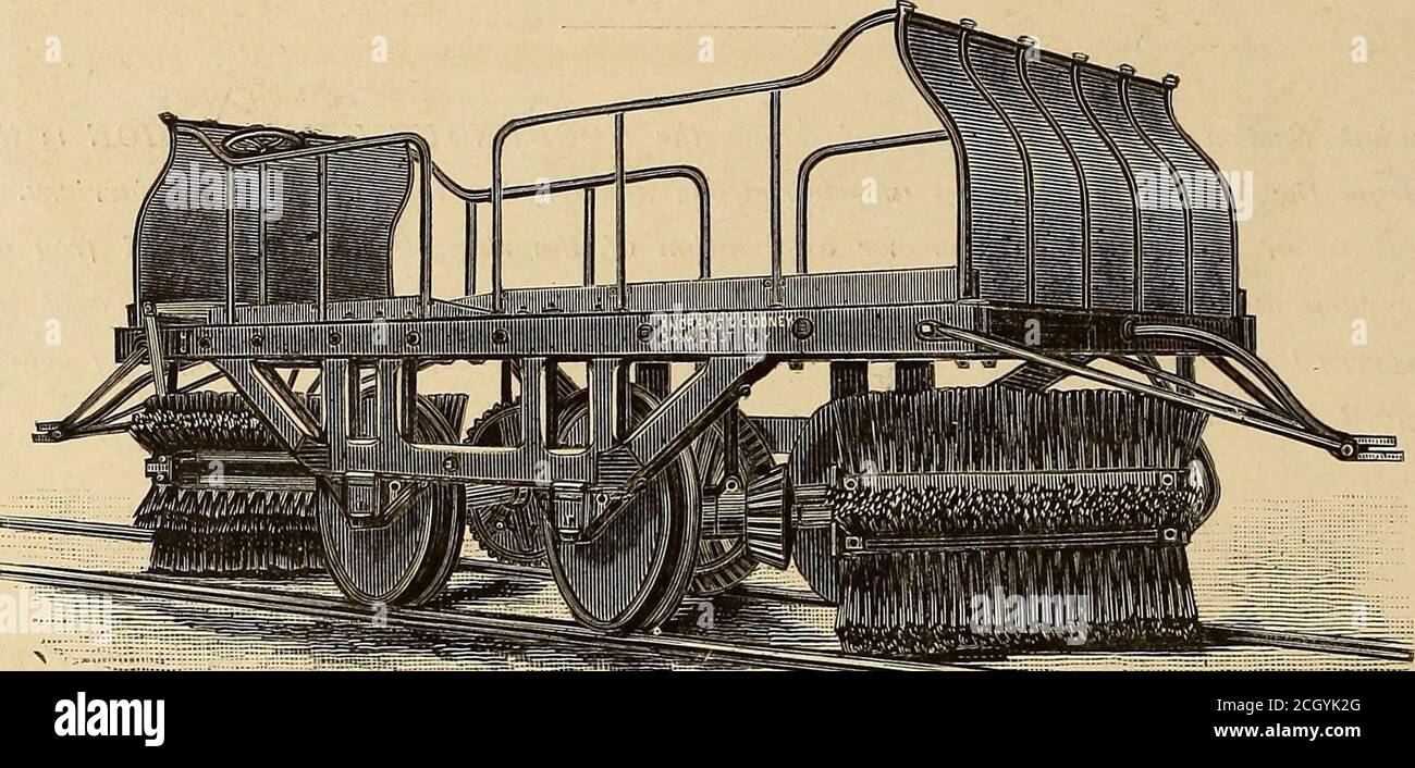 . Die Straßenbahn Zeitschrift . FROSCHDRUCK ist ein ebenso wichtiger Faktor für die Gesundheit des Pferdes Fußes wie Luft ist für die Lunge oder Nahrung für den Magen. Es ist der SCHLÜSSELSTEIN DES BOGENS. Die Vorteile des Goodenough Systems sind in erster Linie SOUNDHORSES; zweitens BILLIGES HUFENGEHEN. Pferdeeisenbahnen, die das System in seiner Gesamtheit verwenden, kaufen nicht nur viel weniger Eisen und zahlen für viel weniger Arbeit, sondern auch viel mehr brauchbare Vorräte. Sagte ein Pferdeeisenbahn-Superintendent der jetzt größten Straße in den Vereinigten Staaten: Wir tragen kein Eisen heute, wir tragen Frösche und Kopfsteinpflaster Steine; Natur provid Stockfoto