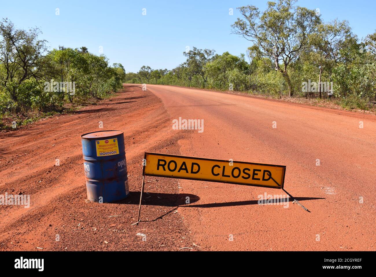 COVID19 Beschilderung Australien Stockfoto