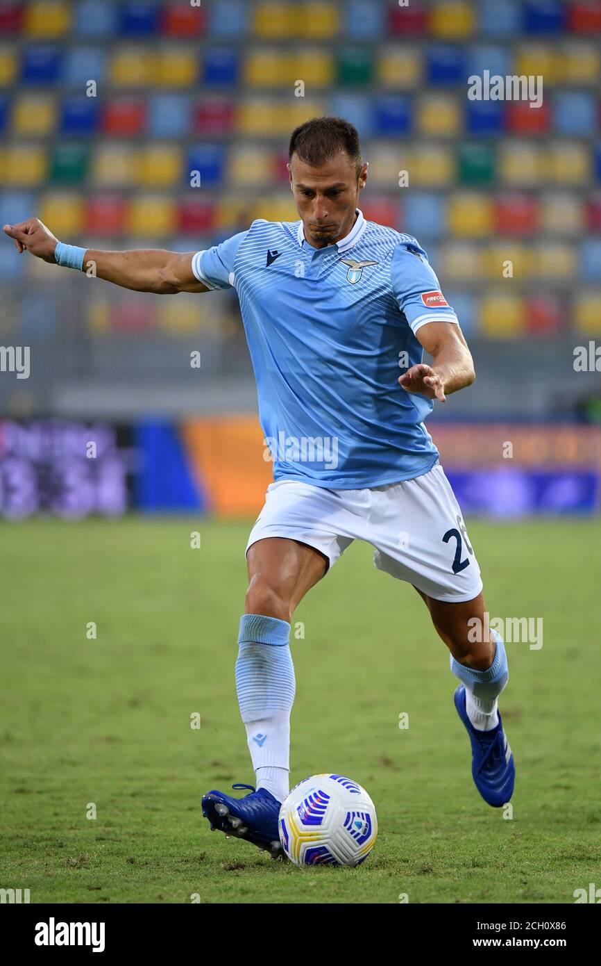 Stefan Daniel Radu (Lazio) während des italienischen Serie A' Match zwischen Frosinone 0-1 Lazio im Benito Stirpe Stadion 12. September 2020 in Frosinone, Italien. (Foto von Maurizio Borsari/AFLO Stockfoto