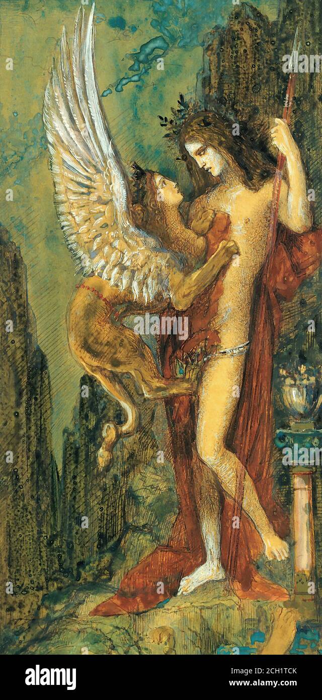 Odipus Und Sphinx Stockfotos Und Bilder Kaufen Alamy