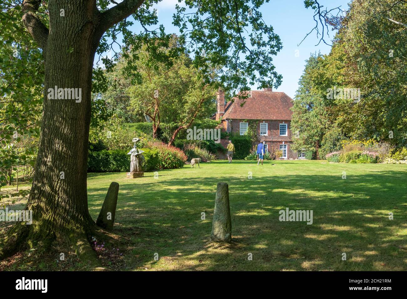 Farley Bauernhaus, das Zuhause von Lee Miller und Roland Penrose, in Muddles Green, in der Nähe von Chiddingly, East Sussex, Großbritannien Stockfoto