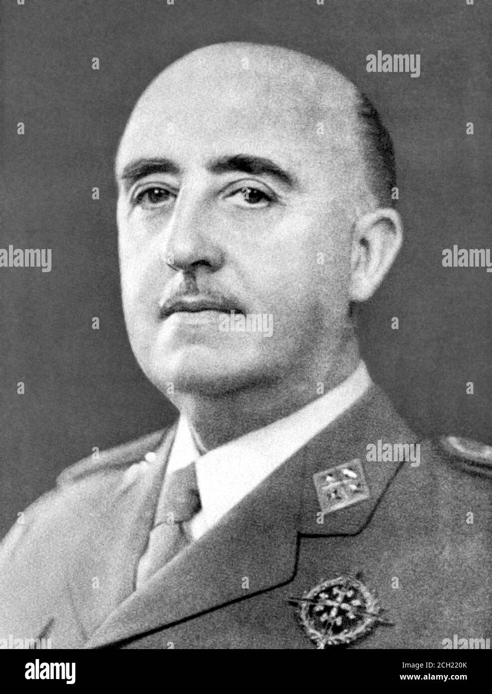 Francisco Franco. Porträt von General Francisco Franco Bahamonde (1892-1975) Stockfoto