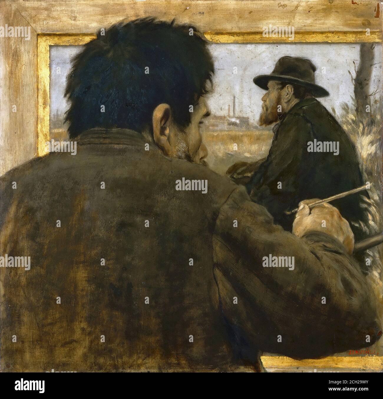 Raffaelli Jean-François - Künstlergemälde - Französische Schule - 19 Und Anfang des 20. Jahrhunderts Stockfoto