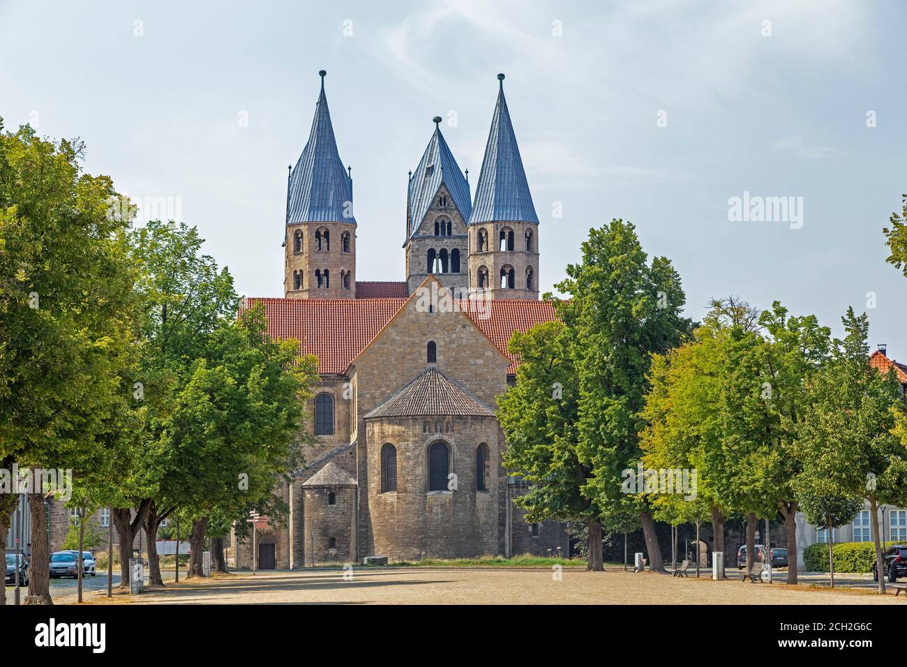 Church of Our Lady, Halberstadt, Sachsen Anhalt, Deutschland Stockfoto