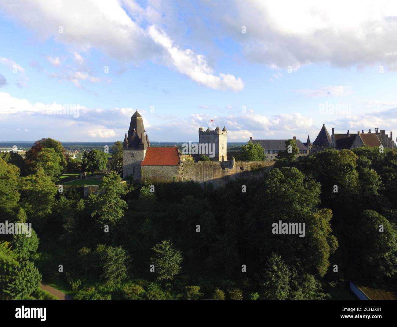 Bad Bentheim Schloss in Deutschland Stockfoto