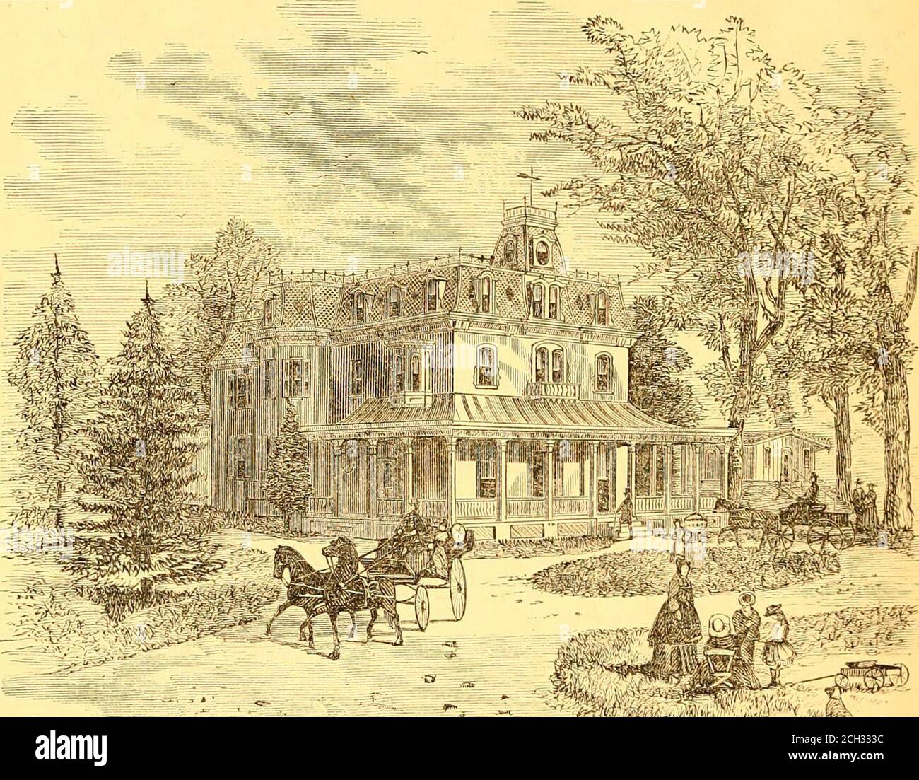 . Philadelphia, Wilmington und Baltimore Railroad Reiseführer. oii, die Inisiness von denen ist raiiidly auf dem Anstieg als seine Vorteile .ire becomim; bekannt. .Vmong 14 imiLABELPHIA, AVILM LN(Iton UND BALq^MEHR die vielen schönen Residenzen, die wir als Tlie siilijcct unserer Illustration auswählen, auf diesem Punkt der Wohnsitz und Grundstück von Herrn James. Preis. Dies ist wirklich ein heidlicher Sitz, und die Anlage ist sehr schön angelegt und mit seltenen fließenden Pflanzen und feinen schattigen Bäumen geschmückt. Nördlich des Horough befindet sich die ruhige alte Sion von Herrn Samuel Bunting, jetzt besetzt von seinem Sohn Ridgway. Mr. Bunting-ist ein Stockfoto